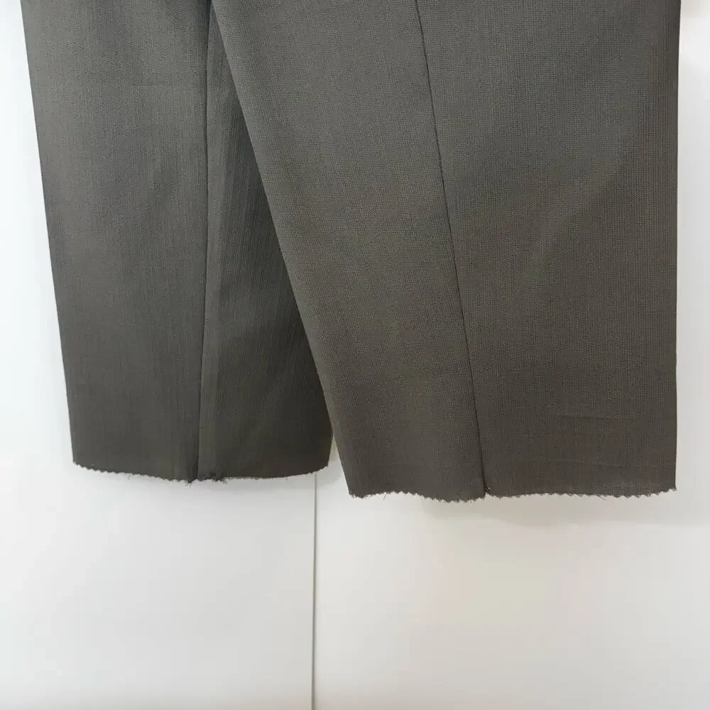 Calvin Klein Wool 3-Button Suit Jacket and Pants 48L Gray NWT $1,250